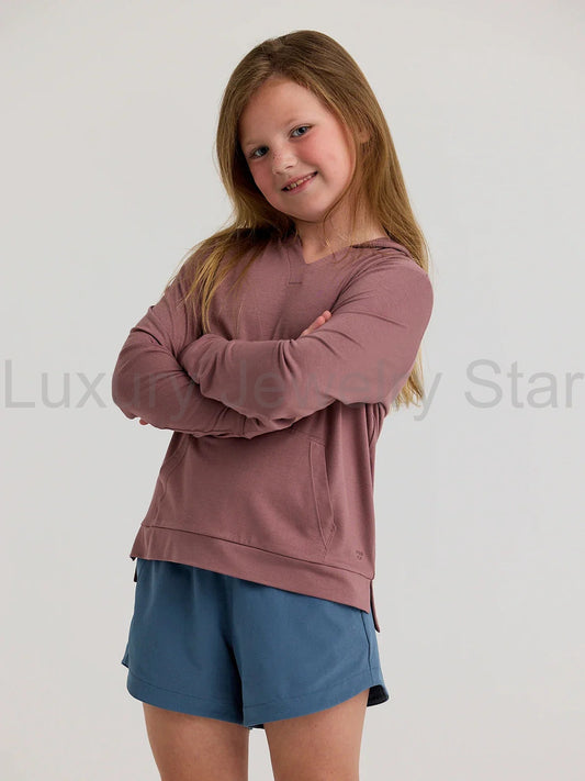 Girls' Bamboo Shade Hoodie - Fig - image 2