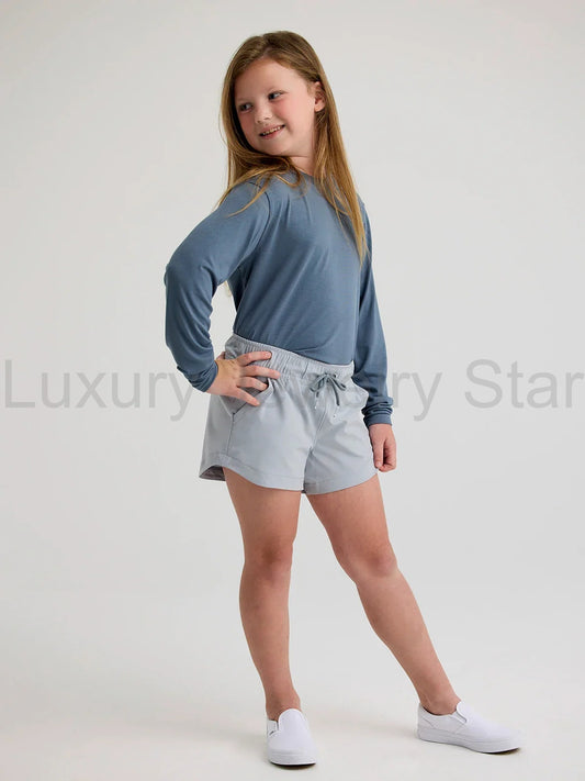 Girls' Pull-On Breeze Short - Aspen Grey