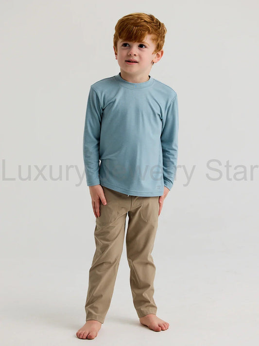 Toddler Bamboo Shade Long Sleeve - Ocean Mist