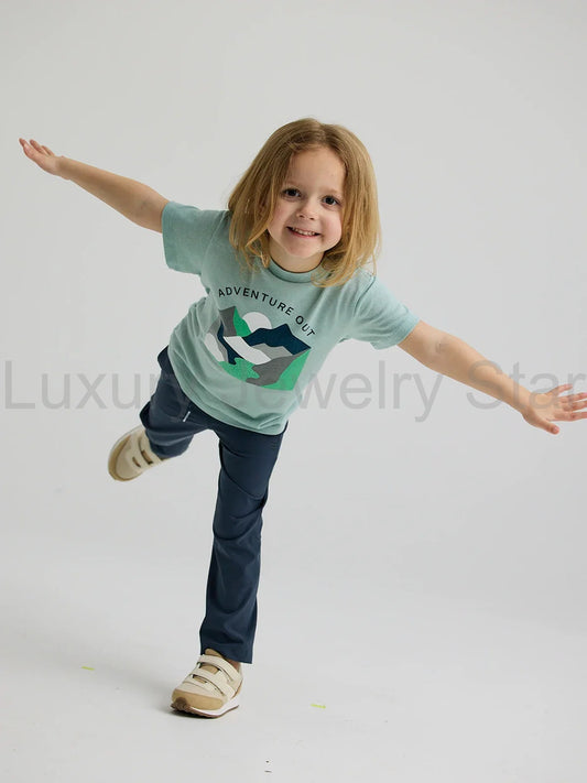 Toddler Canyon Tee - Heather Ocean Mist - image 2