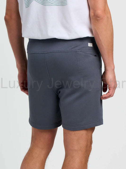 Men's Bamboo Lightweight Fleece Short - Storm Cloud - image 2