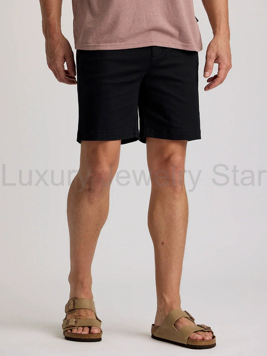 Men's Anchor Chino Short - Black