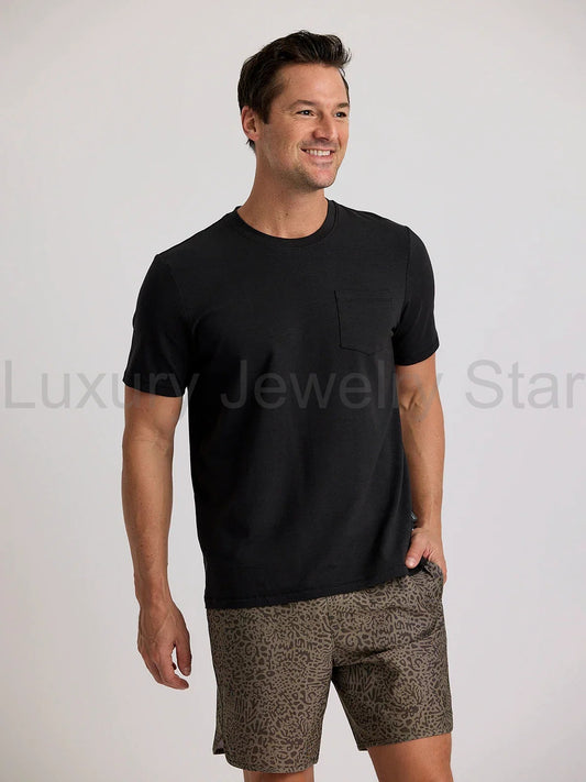 Men's Bamboo Current Pocket Tee - Black
