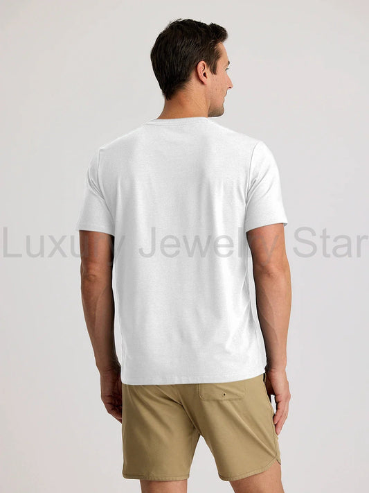 Men's Bamboo Current Pocket Tee - Bright White - image 2