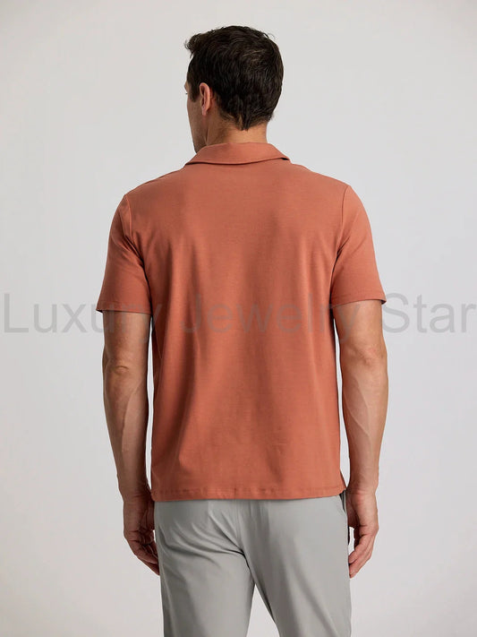 Men's Bamboo Current Polo - Redwood - image 2