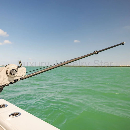 Gemlux - 8ft Dredge Boom Fishing Setup with Safety Tie Back