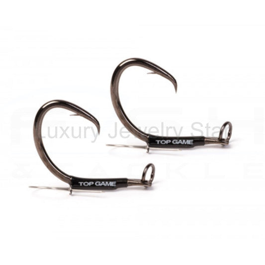 Top Game - Ringed Charlie Brown HD Live Bait Circle Hooks