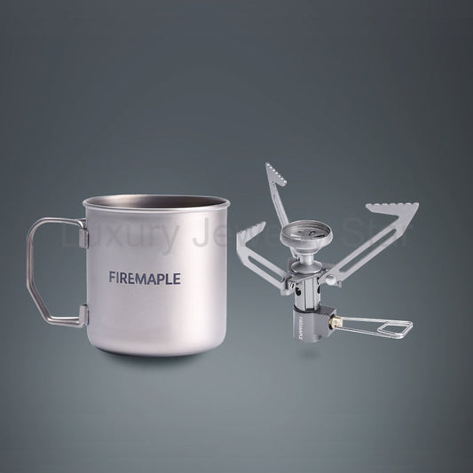 Ultralight Titanium Gas Stove & Pot Set