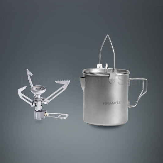 Ultralight Titanium Gas Stove & Pot Set - image 2
