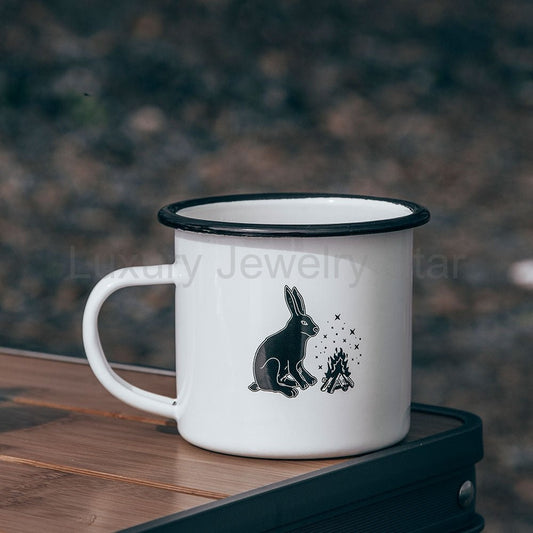 Coral Enamel Mug - image 2