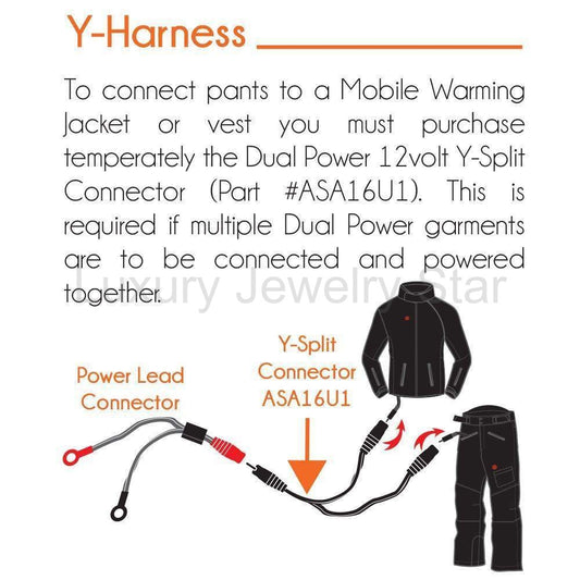 Dual Power 12volt Y-Split Connector - image 2