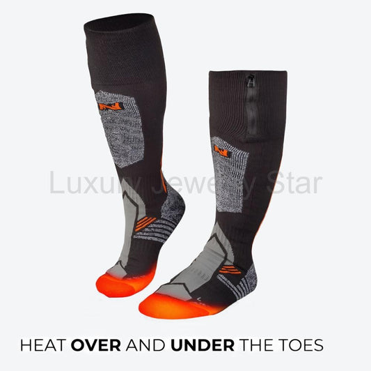 Pro Compression Heated Ski Socks Unisex - image 2