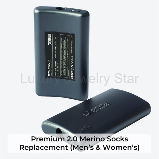 3.7v Powersheer™ Micro Sock Batteries and Cable 2 Pack