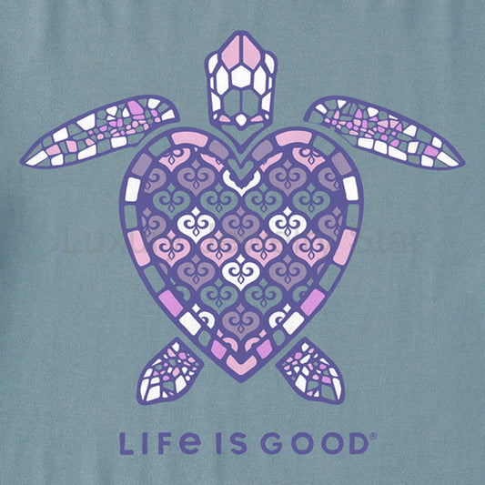 Women's Mandala Heart Turtle Crusher Tee - 129104 - image 2