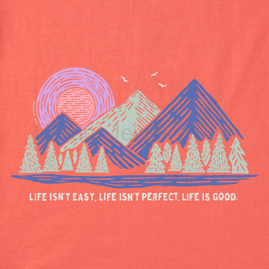 Women's Life Isn't Easy Mountains Crusher Vee - 129180 - image 2