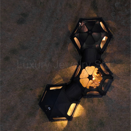 Vidalido RIDGE Series Modular Dome Tent Multiple Setup Geodesic Tent Large Space For Group - image 2