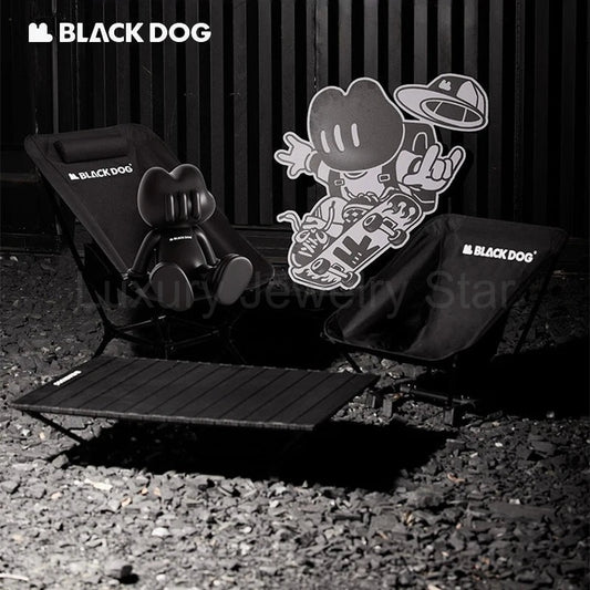BLACKDOG High Back Moon Chair Portable Ultralight Foldable Aluminum Adjustable Height - image 2
