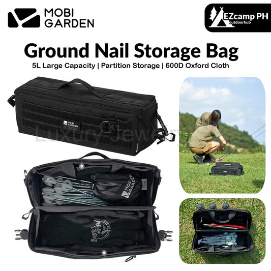 MOBI GARDEN Ground Nail Storage Bag Portable Multi-function 5L Large Space One Second Switch Four