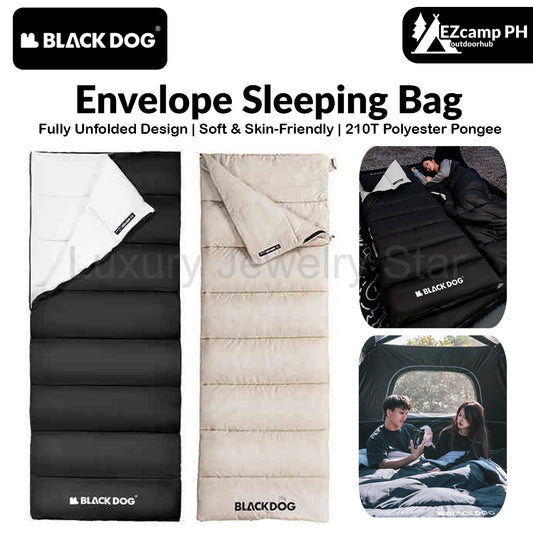 BLACKDOG Envelope Sleeping Bag Portable Ultralight Double Spring Autumn Warm Adult Sleeping Bag 210T