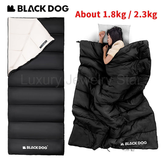 BLACKDOG Envelope Sleeping Bag Portable Ultralight Double Spring Autumn Warm Adult - image 2