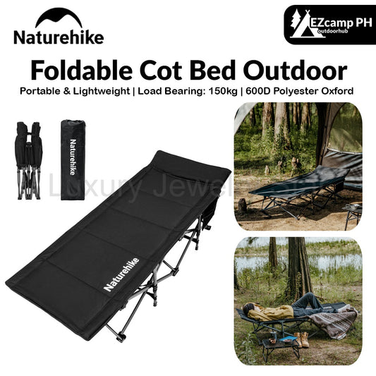 Naturehike Foldable Cot Bed Outdoor Compact Integrated Storage Lightweight Load Capacity 150kg