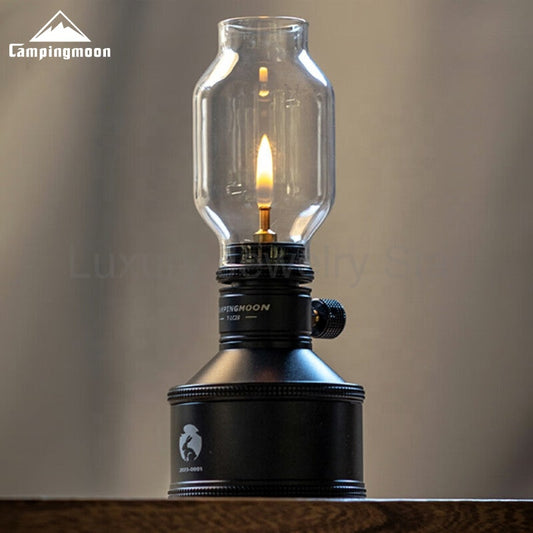 Campingmoon T-1C28 Atmosphere Gas Lamp Black Candle Light Gas Butane Lantern Tent Light - image 2