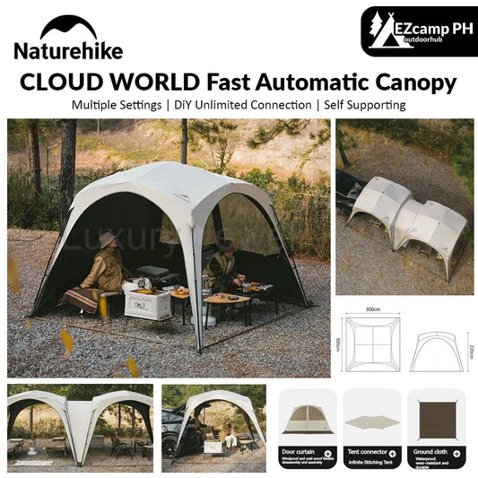 Naturehike CLOUD WORLD Series Modular Outdoor Camping Automatic Tent Canopy Multi-Functional Module