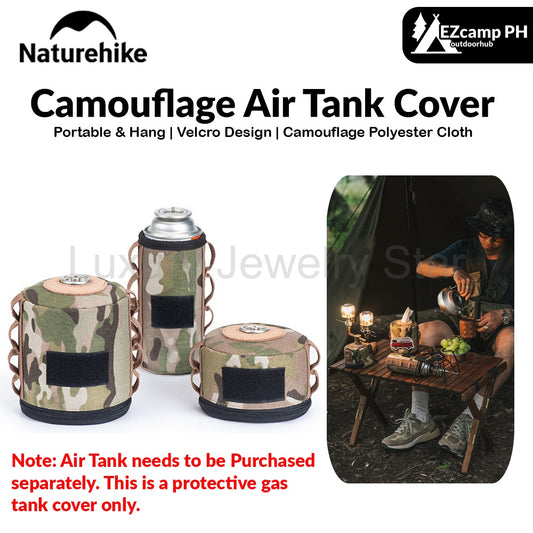 Naturehike Camouflage Air Tank Cover Ultralight Gas Butane Tank Protect Cover for 230g 250g 450g
