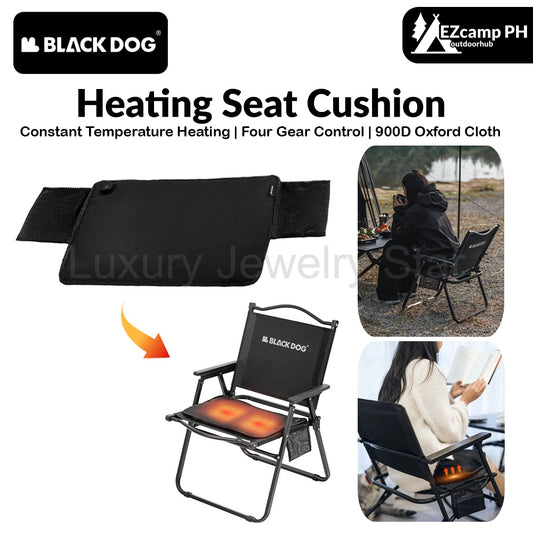 BLACKDOG Heating Seat Cushion Camping Chair Winter Warmer Mat Heating Cushion Four Adjustable