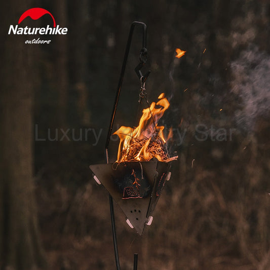 Naturehike Triangle Burning Platform Portable Ultralight Stainless Steel Grill Bonfire - image 2