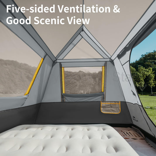Naturehike CAPE Series 5.2 Fast Automatic Cabin Tent for up to 4 Person Outdoor Camping - image 2