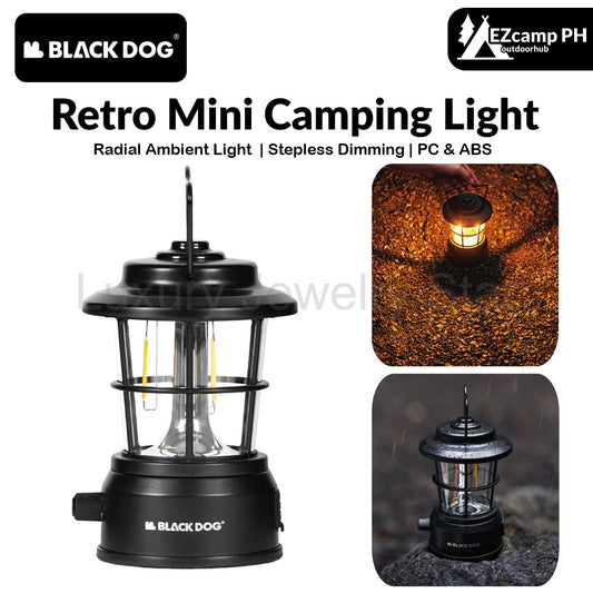 Blackdog Retro Mini Camping Light Portable Lightweight Rechargeable Lamp Waterproof 3600mAH Battery
