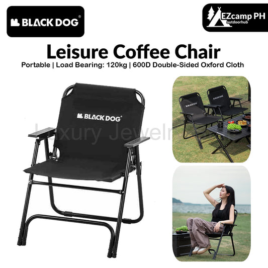 Blackdog Leisure Coffee Chair Portable Casual Folding Chair 600D Thick Double-Layer Oxford Cloth