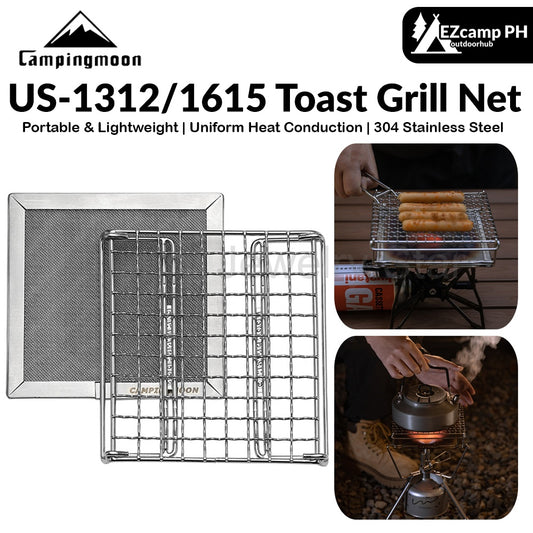 Campingmoon US-1312/1615 Toast Grill Net Portable Folding Stainless Steel Outdoor Camping Stove