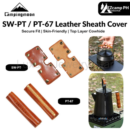 Campingmoon SW-PT / PT-67 Leather Sheath Cover Portable Lightweight Kettle Handle For Outdoor