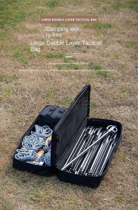 Campingmoon BK-15/40 Tactical Storage Bag Portable Outdoor Camping Equipment Tools Double - image 2