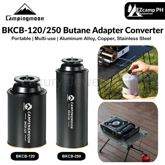 Campingmoon BKCB-120/250 Butane Adapter Converter Nozzle To Screw Threaded Type Camping Tank