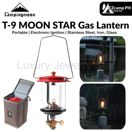 Campingmoon T-9 MOON STAR Gas Lantern Camping Portable Lightweight Retro Atmosphere Lamp Mantle Yarn