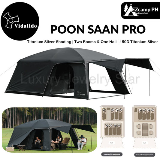 Vidalido POON SAAN PRO Portable 8-10 Person Banshan Villa Extra Large Semi-Automatic Cabin Style