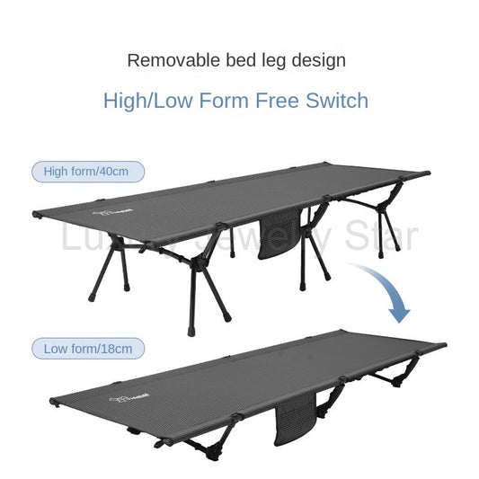 Vidalido Army Cot Outdoor Portable Lightweight Camping Folding Bed Premium 7075 Aluminum - image 2