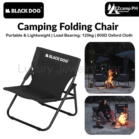 Blackdog Camping Folding Chair Portable Lightweight Moon Chair Lounger 600D Double Layer Oxford