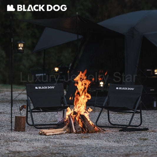 Blackdog Camping Folding Chair Portable Lightweight Moon Chair Lounger 600D Double Layer - image 2
