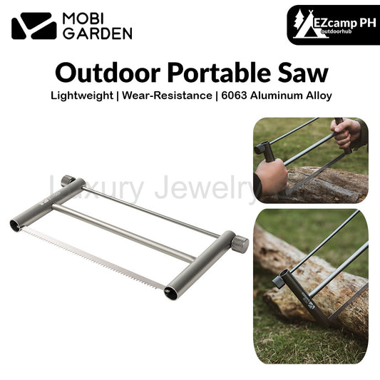 Mobi Garden Outdoor Portable Saw Ultralight Foldable Hand Saw Hacksaw Folding Wood Log Bush Camping