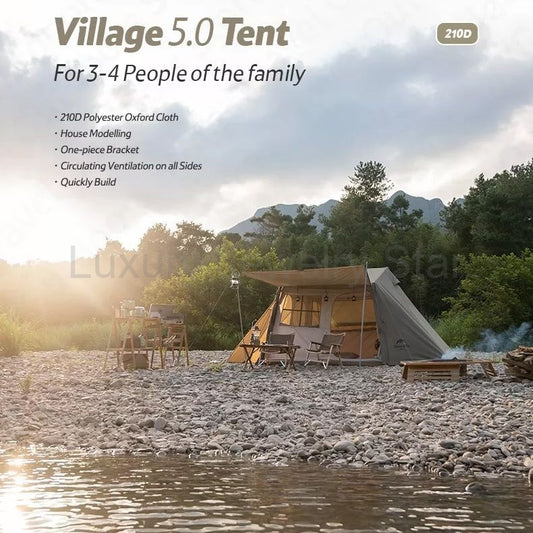 Naturehike Village 5.0 Automatic Tent Gen 1 4 Person Outdoor Camping Glamping Tent - image 2