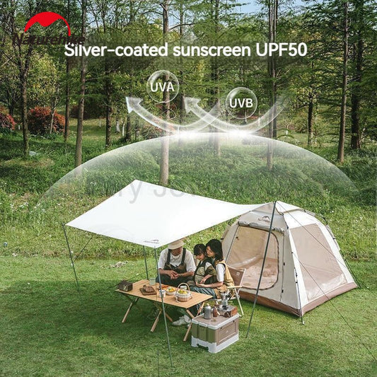 Naturehike ANGO 3 Picnic Quick Opening Tent 3-4 Persons Automatic Easy to Set Up Large - image 2