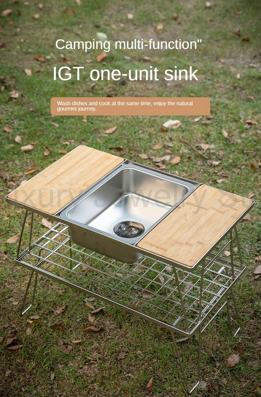 Campingmoon CK-26 IGT One Unit Sink Portable Lightweight Multi-Function Storage Basin - image 2