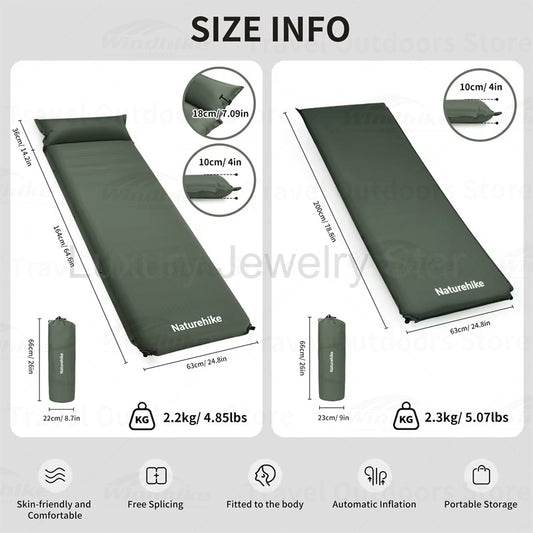Naturehike Automatic Inflatable Cushion Portable Lightweight Self-Inflating Air Mattress - image 2