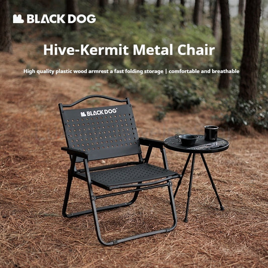 BLACKDOG HIVE Kermit Metal Chair Portable Lightweight Outdoor Folding Fishing Chair - image 2