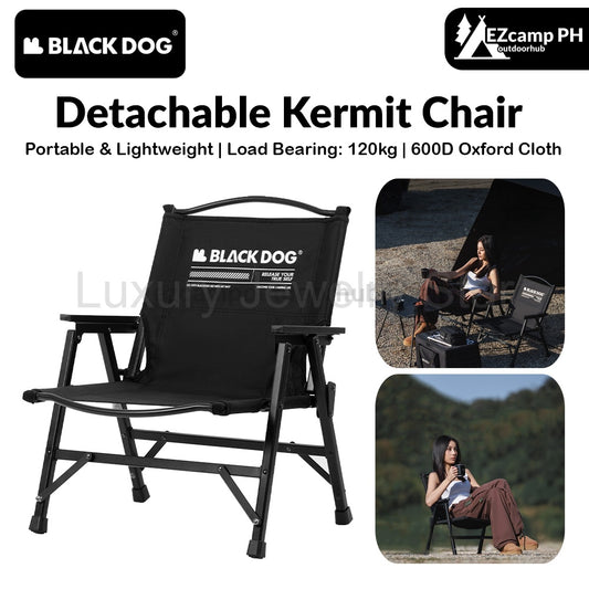 BLACKDOG Detachable Kermit Chair Portable Lightweight Detachable Seat Armchair Aluminum Alloy