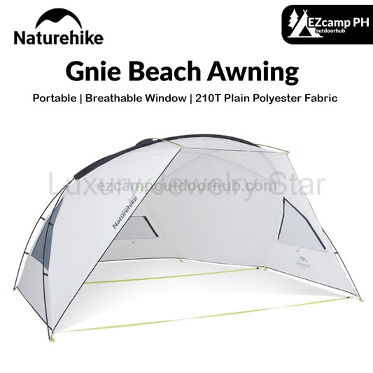 Naturehike Gnie Beach Awning Portable Lightweight Canopy Outdoor Camping 210T Waterproof Party Sun
